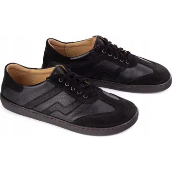 Dámské polobotky Dámské barefoot kožené boty Olivier Eliza černé 40