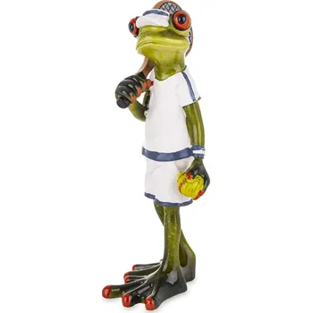 Keramická žabka – sportovní tenista