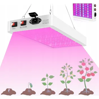 Osvětlení pro růst rostliny LED panel GROW pro pěstování rostlin Bedee 1000 W