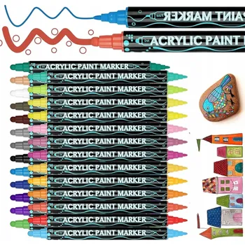 AKRYLOVÉ FIXY POPISOVAČE 26 FIXY NA KRESLENÍ A SCRAPBOOKING