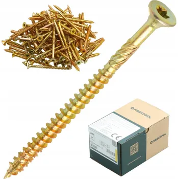 Vrut VRUTY DO DŘEVA TESAŘSKÉ KONSTRUKČNÍ 5 x 120 mm TORX VRUT 250 KUSŮ