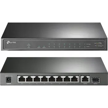 Switch SWITCH PŘEPÍNAČ S FUNKCÍ POE TP-LINK 10PORTŮ PASIVNÍ 20Gb/S