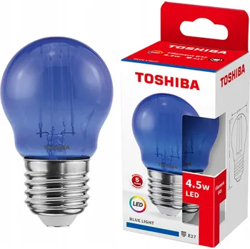 Žárovka LED žárovka KULKA E27 4,5W modrá (modrá žárovka)