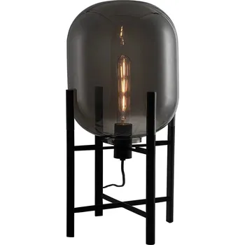 Stojací lampa Stojací lampa Italux Maversa E27 60 W černá, šedá