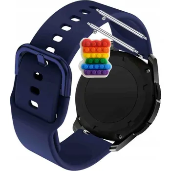 Pouzdro na mobilní telefon Řemínek Řemínek pro OnePlus Watch 46mm, Silikonový Tmavě Modrý Smyčka, nastavitelný