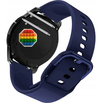 Pouzdro na mobilní telefon Řemínek Řemínek pro Amazfit GTR 3 Pro, Silikonový Tmavě Modrý Smyčka, nastavitelný