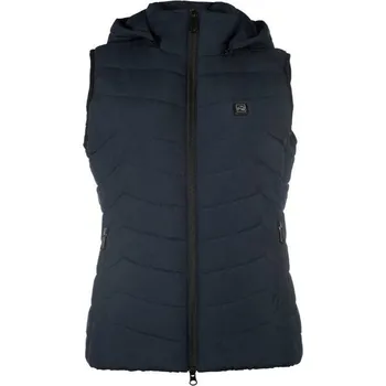 Dámská vyhřívaná vesta HKM High Temperature včetně baterie deep blue (S)