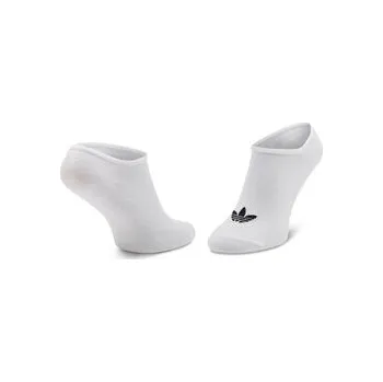 Pánské oblečení Krátké ponožky adidas Trefoil Liner FT8524 Bílá 43_46