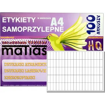 Speciální papír Archy A4 samolepící etikety 40x15 mm / 100 ks