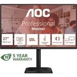 AOC//27"/IPS/QHD/120Hz/4ms/Černá/5R Q27E4CV