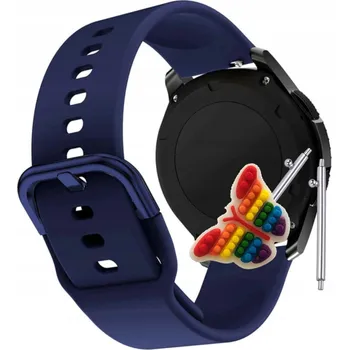 Pouzdro na mobilní telefon Pásek Řemínek pro Garmin Approach S70 47 mm, Silikon, tmavě modrá smyčka