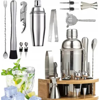 Shaker Profesionální barmanská sada na drinky a koktejly 12v1 Shaker