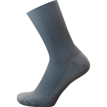 Pánské ponožky KNITVA Zdravotní ponožky bez lemu NELA - 10 párů šedá střední 47