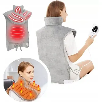 Polštář ELEKTRICKÝ POLŠTÁŘ , OHŘÍVAČ VODY VYHŘÍVACÍ PODLOŽKA TOPNÁ ROHOŽ ELEKTRICKÁ DEKA OVLADAČ 61 x 94 cm