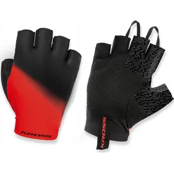 Cyklistické rukavice Cyklistické rukavice Kross M červené