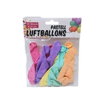 Balónek Balónky pastelové 10 ks 22cm