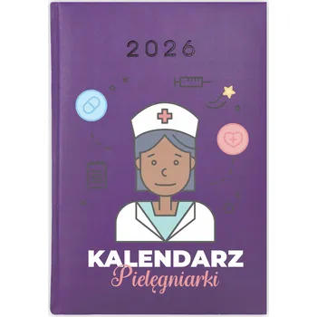 Kalendář Knihový kalendář 2026 A5 fialový