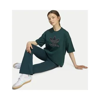 adidas Legíny adicolor JV8617 Zelená Slim Fit 11_12Y