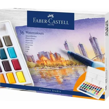 Vodová barva Akvarelové barvy Faber-Castell 36 ks