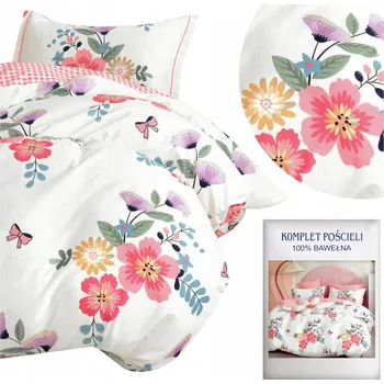 Povlečení Povlečení 200x220 Sada 4 dílná Bavlněný Satén Elegantní Aida