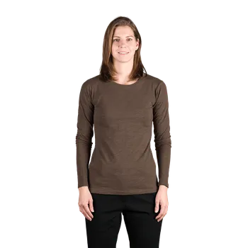 Dámské tričko Northfinder Dámské tričko z organické slub bavlny CARLEIGH, mustang, XL