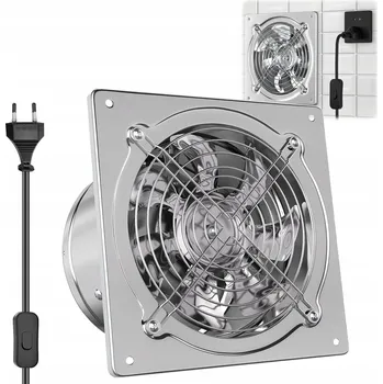 Domácí ventilátor Koupelnový ventilátor 150 mm 525 m3/h