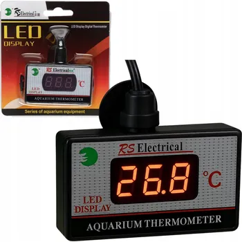 Bezpečnostní kamera ELEKTRONICKÝ TEPLOMĚR DO TERÁRIA LCD S PŘÍSAVKOU - PŘESNÝ