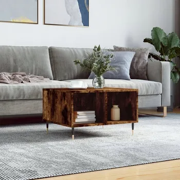 Konferenční stolek VidaXL Konferenční stolek, kouřový dub, 60x50x36,5 cm