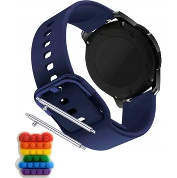 Pouzdro na mobilní telefon Pásek Řemínek pro Suunto Vertical, silikon, tmavě modrá smyčka, nastavitelný