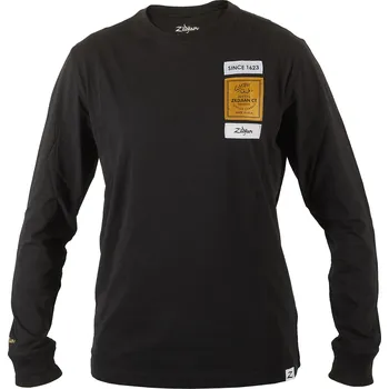 Pánské tričko Zildjian Long Sleeve Black Tee 3X + prodloužená záruka 3 roky
