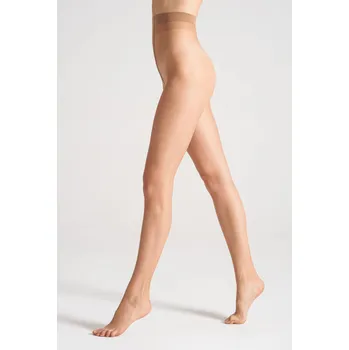 Dámské punčochy Punčocháče hladké Veneziana 8 DEN béžové cognac visone naturale nero velikost 6