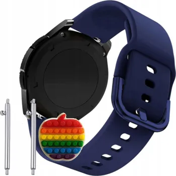 Pouzdro na mobilní telefon Pásek Řemínek pro TouchElex TGW008, Silikon, tmavě modrá smyčka, nastavitelný