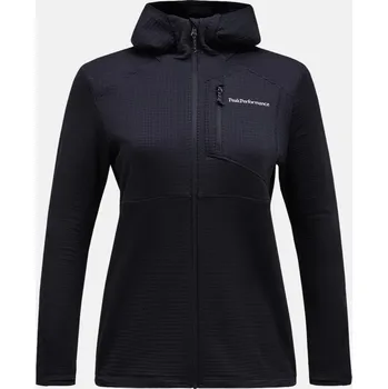 Dámská mikina MIKINA PEAK PERFORMANCE W TRAIL POLARTEC ZIP HOOD BLACK