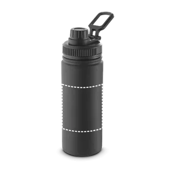 Termohrnek FEDERER. Láhev z 90% recyklované nerezové oceli 570 mL 25 Hrnek, 150 x 140 Sítotisk (plast, papír), 1 barva