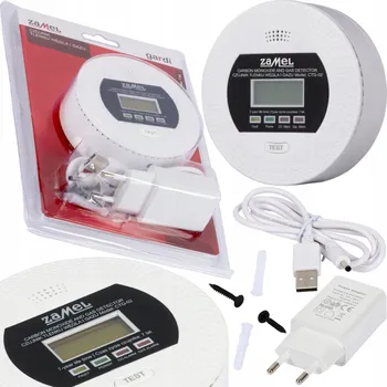 Detektor CO Detektor oxidu uhelnatého a plynu (zemního plynu, LPG) do zásuvky 230V ZAMEL