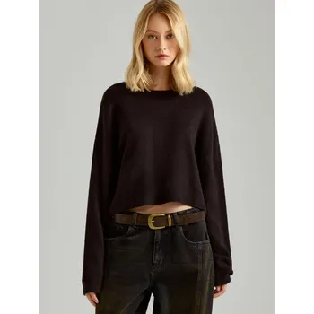 Dámská móda Svetr s kulatým výstřihem - L - House - černá - 335CL-99M