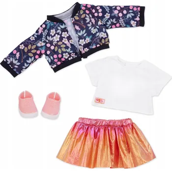 Doplněk pro panenku Our Generation: Sada oblečení s KVĚTINOVOU BOMBEROU – Bloomy Blossom