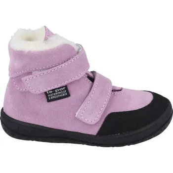 Dívčí tenisky Jonap zimní barefoot boty Jerry orchid - vlna 26