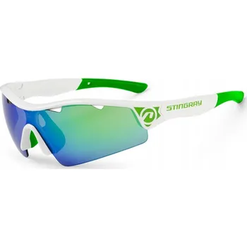 Cyklistické brýle Accent Stingray Bílo-Zelené