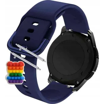 Řemínek na hodinky Řemínek Řemínek pro Amazfit Bip 6, Silikonový Tmavě Modrý Smyčka, Nastavitelný