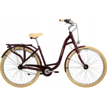 Městské kolo Městské kolo Lehmkuhl City C5, rám 48 cm, kola 28", červené