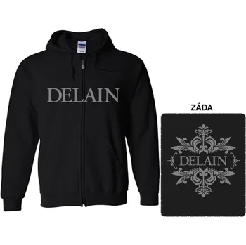 Pánská mikina Delain - mikina s kapucí a zipem 1