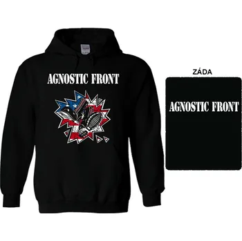 Pánská mikina Agnostic Front - mikina s kapucí 1