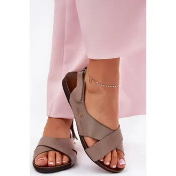 Dámské sandále Sandály Step in style z přírodní kůže se suchým zipem, 39 i240_212120_2:39