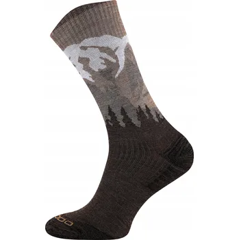 Pánské ponožky Ponožky Comodo do poloviny lýtek, hnědé, vel. 39-42