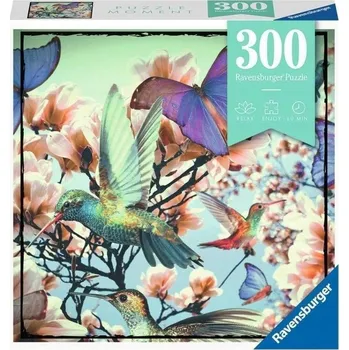 Puzzle Puzzle Ravensburger 300 dílků Puzzle Moment 300 Kolibřík a motýli