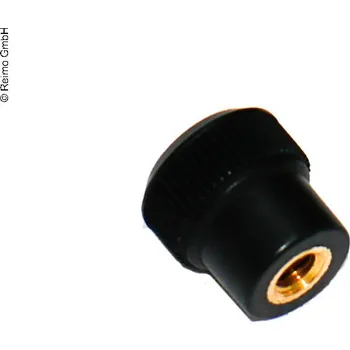 Větrací mřížka Knoflík s vroubkováním M5 černý pro větrací mřížku 31