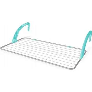 Sušák na prádlo SUŠÁK BALKÓNOVÝ ZÁVĚSNÝ NA ZÁBRADLÍ 10M SUŠENÍ PRÁDLA ITALSKÝ