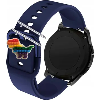 Pouzdro na mobilní telefon Řemínek Řemínek pro Imilab W12, Silikonový Tmavě Modrý Smyčka, nastavitelný