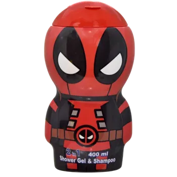 Sprchový gel Deadpool 2D 2v1 sprchový gel a šampon 400 ml